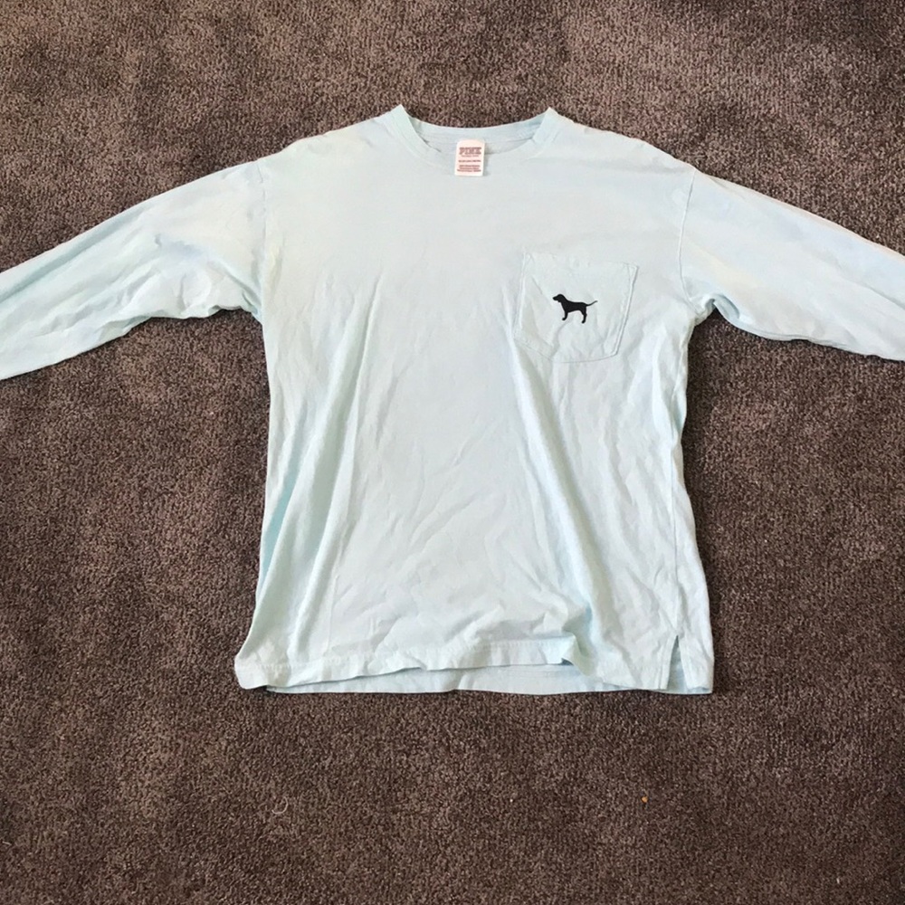 Blue VS Pink long sleeve